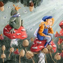 My project for course: Children’s Illustration with Procreate: Paint Magical Scenes. Traditional illustration, Digital Illustration, Children's Illustration, Digital Painting, and Picturebook project by Linda van den Heuvel - 08.15.2023