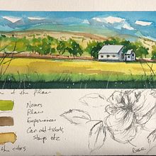 My project for course: Watercolor Travel Journal. Projekt z dziedziny Trad, c, jna ilustracja, Malowanie akwarelą,  R, sunek architektoniczn i Sketchbook użytkownika hellokristina - 15.08.2023