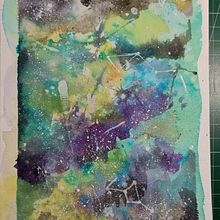 Mi proyecto del curso: Técnicas modernas de acuarela. Un proyecto de Ilustración tradicional, Bellas Artes, Pintura y Pintura a la acuarela de Angélica VJ - 16.08.2023