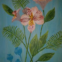 My project for course: Botanical Painting with Acrylic. Un proyecto de Ilustración tradicional, Bellas Artes, Pintura, Pintura acrílica e Ilustración botánica de luisa_burga - 15.08.2023