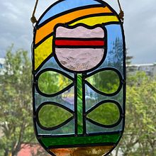 My project for course: Stained-Glass Art: Explore the Leaded Technique. Un proyecto de Diseño de complementos, Artesanía, Decoración de interiores y DIY de bodraw - 15.08.2023