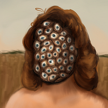 Self-portrait: Too Many Selves . Pictură digitală de emmyallears - 08.17.2023