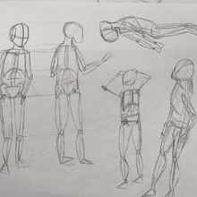 Mi proyecto del curso: Dibujo anatómico para principiantes . Arte plastice, Schițe, Desen în creion, Desen, Desen realist și Figura Desen de lourdesmartinezm - 08.16.2023