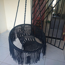Meu projeto do curso: Macramê: design e construção de cadeira de balanço. Projekt z dziedziny Projektowanie i w, rób mebli i Makrama użytkownika karlapaty2 - 16.08.2023