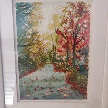 Mi proyecto del curso: Paisajes naturales en acuarela. Fine Arts, Painting, and Watercolor Painting project by Javier Bragado - 08.17.2023