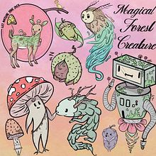 Mon projet du cours : Illustration de personnages adorables inspirés de la nature Ein Projekt aus dem Bereich Design von Figuren, Zeichnung, Digitale Illustration und Digitale Zeichnung von Charlyne Marchand - 12.08.2023