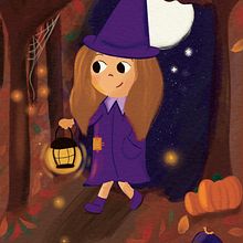 Mijn project van de cursus: Kinderillustraties met Procreate: creëer magische scènes. Projekt z dziedziny Trad, c, jna ilustracja, Ilustracja c, frowa, Ilustracje dla dzieci, Malarstwo c, frowe i Książka obrazkowa użytkownika camille.vanderstraeten - 17.08.2023