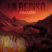 Arte de tapa para el disco MIENTEN de LA BERISO - 2023. Un progetto di Illustrazione tradizionale, Design, Direzione artistica, Musica e Pubblicità di Anto Capriotti - 14.06.2023