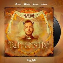 Arte de tapa ilustrado para el single de Pupi Castro - 2022. Un progetto di Design, Illustrazione tradizionale, Pubblicità, Musica e Direzione artistica di Anto Capriotti - 18.08.2023