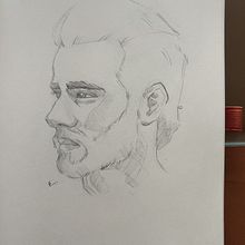 Mi proyecto del curso: Sketchbook de retrato: explora el rostro humano. Projekt z dziedziny Sketching,  R, sunek, Portret,  R, sunek art, st, czn i Sketchbook użytkownika dimane - 18.08.2023