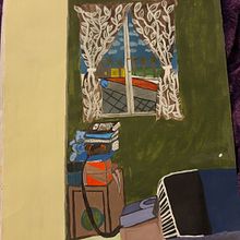 Ventana del pasado.. Projekt z dziedziny  Malarstwo, Malarstwo akr, lowe, Doradztwo kreat i wne użytkownika Dafne Lopez Uribe - 26.05.2023