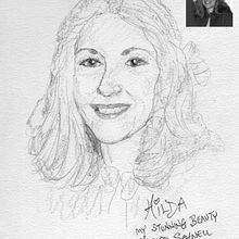 My project for course: Portrait Sketchbooking: Explore the Human Face Ein Projekt aus dem Bereich Skizzenentwurf, Zeichnung, Porträtzeichnung, Artistische Zeichnung und Sketchbook von puppybus12 - 18.08.2023