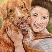 My project for course: Pet Portraits in Colored Pencils. Traditional illustration, and Naturalistic Illustration project by Lois Garrett - 08.19.2023
