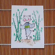 My project for course: Watercolor Illustration with Japanese Influence. Projekt z dziedziny Trad, c, jna ilustracja,  R, sunek i Malowanie akwarelą użytkownika Dita - 20.03.2023