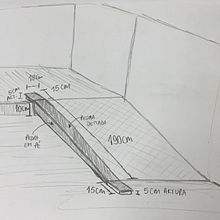 Rampa de acessibilidade. Un progetto di Architettura di Andre Morais - 19.08.2023
