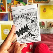 Autobiographical Comiczine: System monster vs Mantelmoeder. Comic project by gdn2fchnbb - 08.20.2023