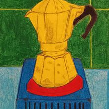 La Moka. Ilustração tradicional, Artes plásticas, Desenho a lápis, e Desenho projeto de manuela_faggiana - 20.08.2023