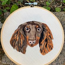 Meu projeto do curso: Needle painting para principiantes. Projekt z dziedziny  Haft, Ilustracja naturalist, czna, Wzornictwo tekst i liów użytkownika Jheik Maia - 20.08.2023