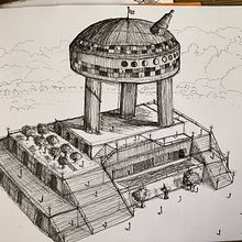 My project for course: Artistic Architectural Drawing with Ink. Ilustração tradicional, Artes plásticas, Desenho, Ilustração arquitetônica e Ilustração com tinta projeto de jmlooney97 - 21.08.2023