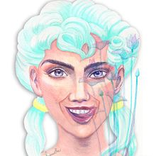 Mi proyecto del curso: Retrato ilustrado en acuarela. Projekt z dziedziny Trad, c, jna ilustracja,  Sztuki piękne,  Malarstwo,  R, sunek, Malowanie akwarelą, Portret,  R, sunek art, st i czn użytkownika Samantha Nuñez - 21.08.2023