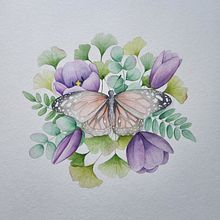 Mój projekt z kursu: Rysunek naturalistyczny i kompozycja w akwareli. Un projet de Illustration traditionnelle, Dessin, Aquarelle et Illustration naturaliste de Marzena - 21.08.2023