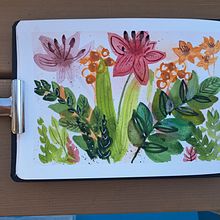 My project for course: Artistic Floral Watercolor: Connect with Nature. Traditional illustration, Painting, Watercolor Painting, and Botanical Illustration project by Callie Wheeler - 08.21.2023