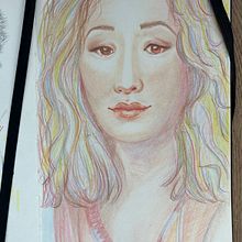 Mi proyecto del curso: Dibujo de retratos llamativos con lápices de colores. Projekt z dziedziny  R, sunek, Portret, Sketchbook, R i sowanie kredkami użytkownika Cristina Hernández - 21.08.2023