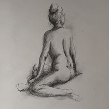 Mi proyecto del curso: Principios de dibujo anatómico con carboncillo. Drawing, Realistic Drawing, and Figure Drawing project by Alejandro León Dooner - 08.19.2023