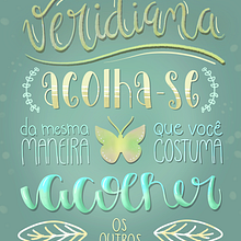 Quadro personalizado - "Veridiana" (Arte Digital). Un progetto di Illustrazione tradizionale, Lettering, Lettering digitale e Disegno digitale di Lia Cham - 08.12.2022