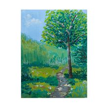My project for course: Landscape Painting with Gouache for Beginners. Un proyecto de Bellas Artes, Pintura, Ilustración naturalista				 y Pintura gouache de lucie.maisonneuve - 21.08.2023