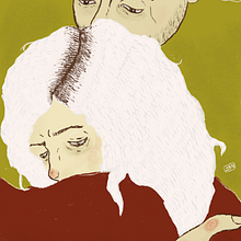 Sadness in the eyes. Un progetto di Illustrazione tradizionale di Sandra - 22.08.2023