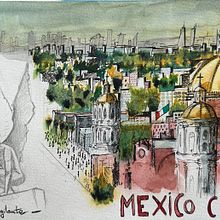 My project for course: Artistic Watercolor Sketching: Dare to Express Your Ideas. Traditional illustration, Sketching, Creativit, Drawing, Watercolor Painting, and Sketchbook project by Pascale - 08.10.2023