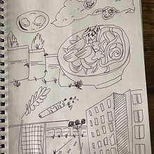 Mi proyecto del curso: Sketchbook para coleccionar ideas ilustradas . Seni Rupa, Kreativitas, Gambar Pensil, Menggambar, Dan Buku sketsa proyek oleh migancapo - 08.05.2023