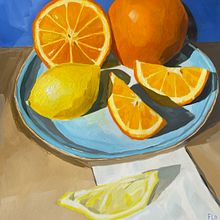 My project for course: Gouache Painting: Create Vibrant Works of Art. Projekt z dziedziny  Sztuki piękne,  Malarstwo, Teoria barw i Malowanie gwaszami użytkownika Flo - 22.08.2023