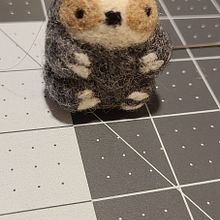 Needle Felted Sloth. Een project van Craft y Naaldvilten van btmogg - 18.02.2023