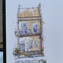 My project for course: Expressive Architectural Sketching with Colored Markers. Projekt z dziedziny Sketching,  R, sunek,  R, sunek architektoniczn, Sketchbook,  R i sunek atramentem użytkownika miguel.patricio.vega - 22.08.2023