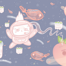My project for course: Designing Kawaii Worlds: Spread Joy Through Illustration. Character Design, Digital Illustration, and Manga project by asrah_hamad - 08.22.2023