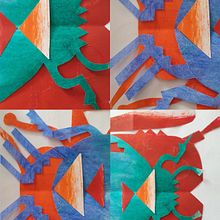 Meu projeto do curso: Caderno de artista: explore técnicas de ilustração. Design, Traditional illustration, Fine Arts, Painting, Creativit, Creating with Kids, and Sketchbook project by Andrea Tostes - 08.23.2023