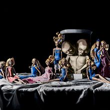 Les Barbies. Oil Painting, Fine Arts, and Painting project by Manuel Dampeyroux - 08.23.2023