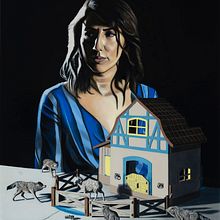 Les Prédateurs. Oil Painting, Fine Arts, and Painting project by Manuel Dampeyroux - 08.23.2023
