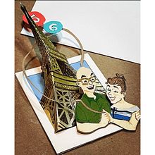 Paris 56 - Papercut. Un proyecto de Papercraft de Jezebel - 23.08.2023