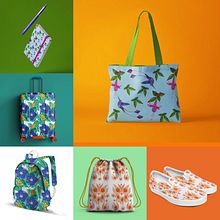 Mi proyecto del curso: Creación de marca basada en tus propios estampados. Projekt z dziedziny Trad, c, jna ilustracja, Br, ing i ident, fikacja wizualna, Projektowanie graficzne, Pattern design, Projektowanie mod, R i sunek botaniczn użytkownika Luz Mayeli Maya - 23.08.2023