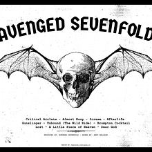 Avenged Sevenfold (album) October 30, 2007 Ein Projekt aus dem Bereich Traditionelle Illustration, Musik, Plakatdesign und Digitales Design von Bad Design CR - 23.08.2023