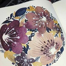 My project for course: Floral Arrangement Illustration in Watercolor. Traditional illustration, Fine Arts, Painting, Watercolor Painting, Botanical Illustration, and Naturalistic Illustration project by Anna Avigad - 08.24.2023