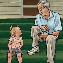 Porch Memory. Traditional illustration, and Portrait Drawing project by Lexie Hoskin - 08.23.1998