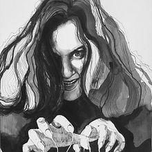 Mój projekt z kursu: Rysunek artystyczny tuszem . Ilustrasi tradisional, Menggambar, Menggambar Artistik & Ilustrasi Tinta proyek oleh Olga Kozyra - 08.24.2023