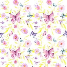 Mon projet du cours : Création d’imprimés à l’aquarelle. Een project van Patroonontwerp,  Modeontwerp y Aquarelschilderen van July On The Moon - 31.07.2023