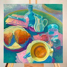 My project for course: Contemporary Oil Painting Techniques. Fine Arts, Painting, and Oil Painting project by Valentina - 08.24.2023