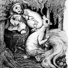 The Last Dragon Squirrel. Drawing, Artistic Drawing & Ink Illustration project by aerosquirrel - 08.25.2023