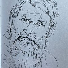 My project for course: Intro to Portrait Sketching: Draw in Real-Time. Sketching, Drawing, Portrait Drawing, Ink Illustration, and Colored Pencil Drawing project by heathermnelson50 - 08.25.2023